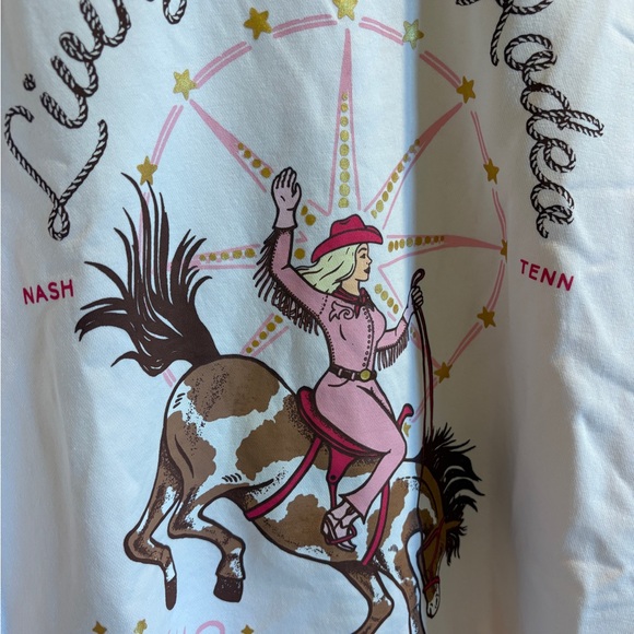 Living Fully Rodeo Pink Sweatshirt - Picture 2 of 3